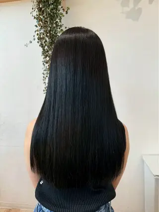 暗髪ツヤカラー🖤/ れな🐈⬛のヘアスタイル
