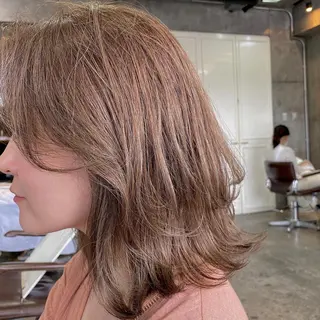 ミディアム カラー ヘアアレンジ 【ダメージレス施術】 【透明感】北村 拓也のヘアスタイル