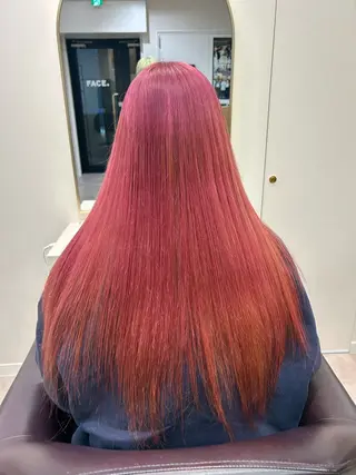 ロング カラー 横浜カラー/ブリーチ 💭SAKI💫のヘアスタイル