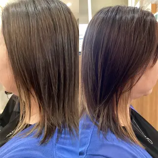 ミディアム hair bonitaのヘアスタイル