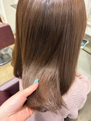 カラー キッズ 淡色┊︎ナチュラル 🧁奈那美🧁*.゜のヘアスタイル