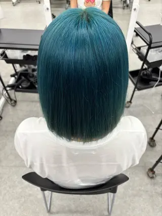 カラー 韓国レイヤー透明感 艶カラー美髪縮毛矯正のヘアスタイル