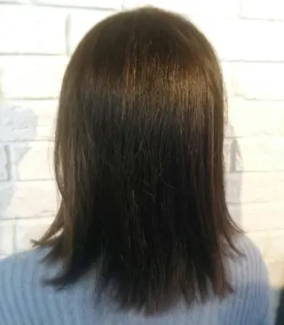 ミディアム カラー 田坂 真弓のヘアスタイル