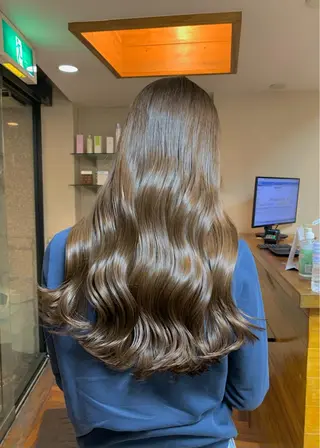 ロング カラー 矢野 晃平のヘアスタイル