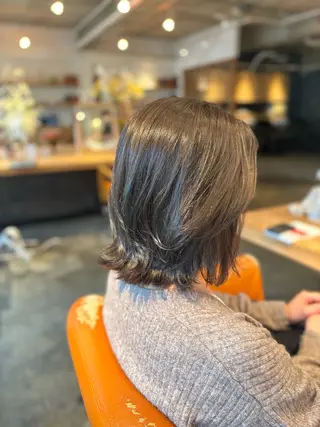 ショート カラー 髪質改善カラー ベージュ🤎YUMEのヘアスタイル