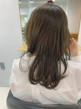 ミディアム カラー ボブパーマコテ巻き風 パーマNo1深江秀平のヘアスタイル