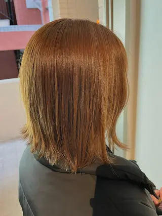 ミディアム カラー うしだ かおるのヘアスタイル