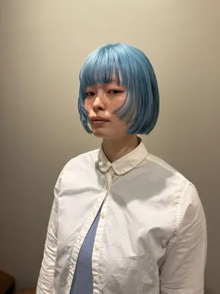 ショート カラー マツダテ ホノカのヘアスタイル
