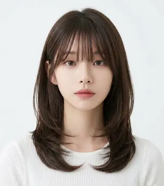 ミディアム ミディアムレイヤー 募集中/村上廉のヘアスタイル