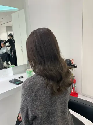 ロング カラー ヘアアレンジ 💓色落ちまで綺麗な 垢抜けカラー💓のヘアスタイル