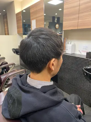 ショート メンズ メンズパーマモデル 大募集中のヘアスタイル