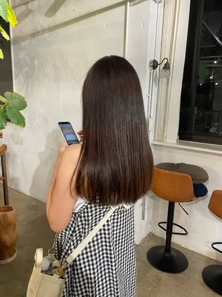 ロング くま‪‪🤍透明感 🎀ナチュラルカラーのヘアスタイル