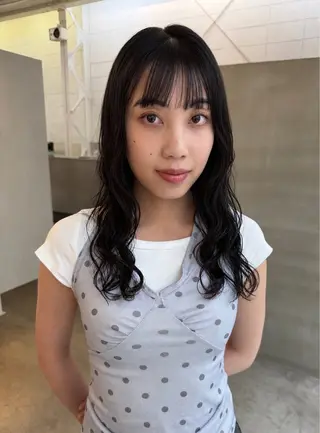 パーマ 平野 叶花のヘアスタイル