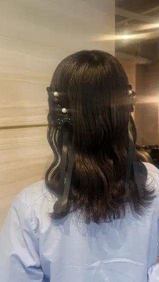 ミディアム 古沢 月渚のヘアスタイル