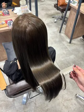 ロング カラー 艶髪艶カラー 🔥平口はのんのヘアスタイル
