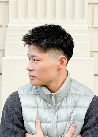 ショート メンズ 三宮メンズカット ヨシイッキのヘアスタイル