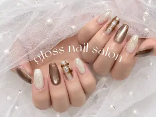 ネイル ゆり🌷 gloss nailのネイルデザイン