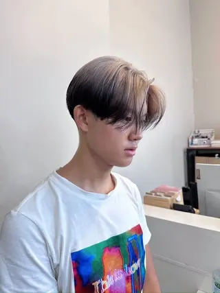 カラー メンズ Mens cut Hannaのヘアスタイル