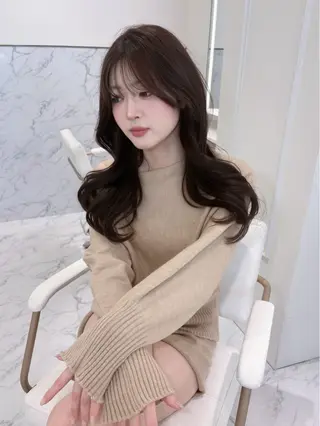 ロング カラー ParveMix🎀 稲垣 詞葉のヘアスタイル