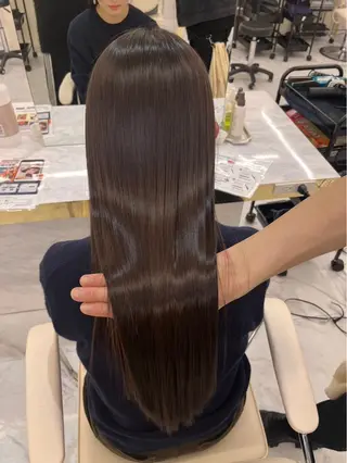 ロング カラー 縮毛矯正🫧髪質改善 高原瑞輝のヘアスタイル