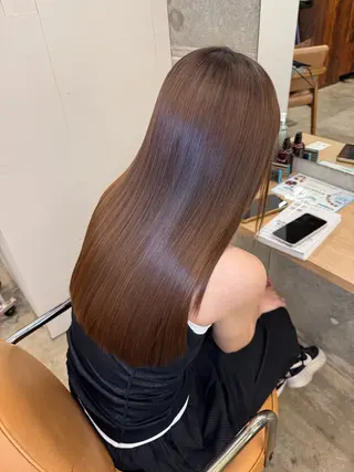 🍒透明感カラー× 艶髪🍒Mihoのヘアスタイル