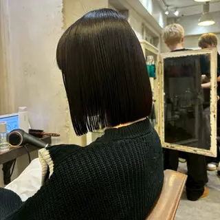 ミディアム 上野 峻典のヘアスタイル