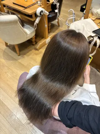 セミロング カラー 🫧🦋美髪矯正/パ ーマ🦋🫧わかなのヘアスタイル