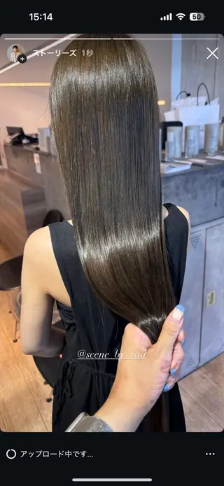 ロング 山本 千尋のヘアスタイル