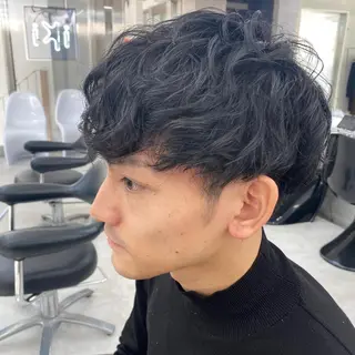 パーマ 🔥メンズ特化🔥 永瀬椋のヘアスタイル