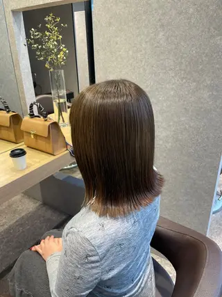 ミディアム 吉原 愛美のヘアスタイル