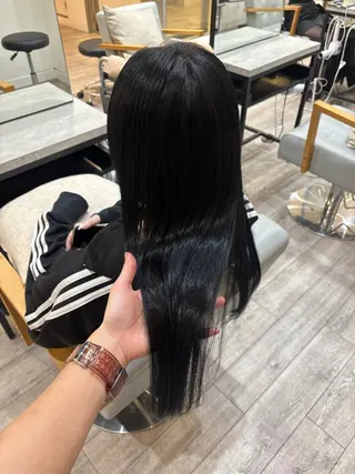 ロング 大木 唯月のヘアスタイル