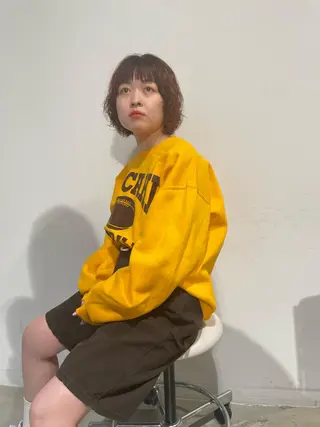 ショート パーマ ♡tomo♡ 岐阜レイヤーカットのヘアスタイル