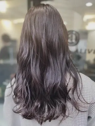 ロング カラー レイヤーカット 赤み消し　店長/大和のヘアスタイル