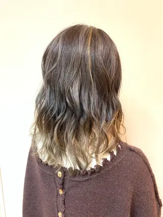 セミロング カラー Honami カラー診断/髪質改善のヘアスタイル