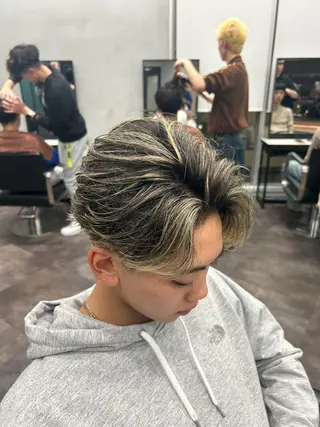 ミディアム カラー メンズ 🐠メンズ特化🐠 井上風冴のヘアスタイル