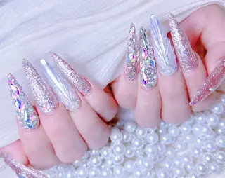 ネイル M🌷nail 長さだし専門店のネイルデザイン