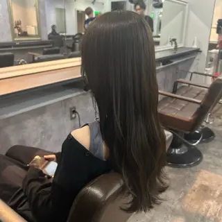 ロング カラー 韓国／暖色カラー大塚 レイヤー／ボブ　美緒のヘアスタイル