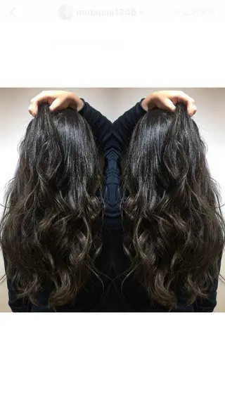 ロング カラー box mico. mutsumiのヘアスタイル