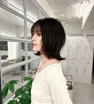 ミディアム カラー ヘアアレンジ ✨綺麗が続くカット ✨/星野六三四のヘアスタイル