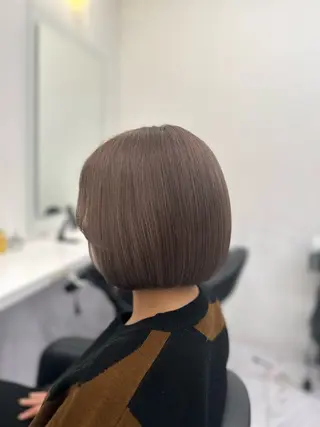 ミディアム カラー パーマ ヘアアレンジ メンズ キッズ ブリーチなしカラー/ ブラウン/レイヤーのヘアスタイル