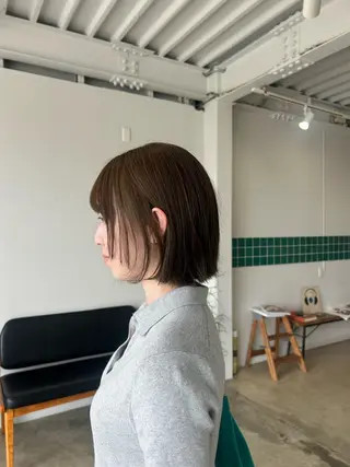 ショート カラー 豊橋/ストレート 艶暖色系/さらのヘアスタイル