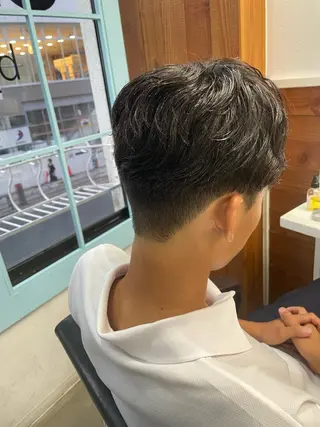 メンズ YUKI 新宿カット パーマ/カラーのヘアスタイル