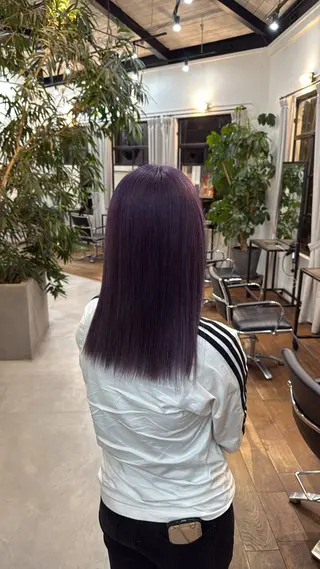 カラー 市川 夢のヘアスタイル