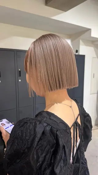 ショート カラー 大人ボブと似合 わせカラー/馬場 翼のヘアスタイル