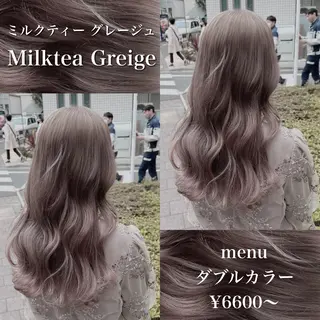 セミロング カラー ダブルカラー｜ なおき｜池袋美容師のヘアスタイル
