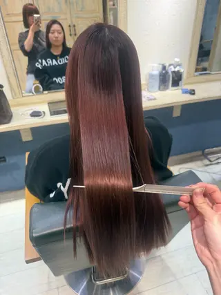 ロング カラー たけかわ みずきのヘアスタイル