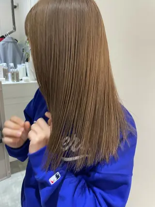ロング カラー 大人ボブと似合 わせカラー/馬場 翼のヘアスタイル