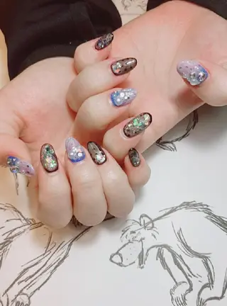 ネイル 平尾駅前/持込み専門 /owlnailのネイルデザイン