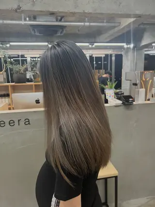 ロング カラー freera 希帆 kihoのヘアスタイル
