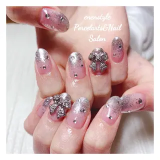 ミディアム ネイル 🐾enen style 🐾のネイルデザイン